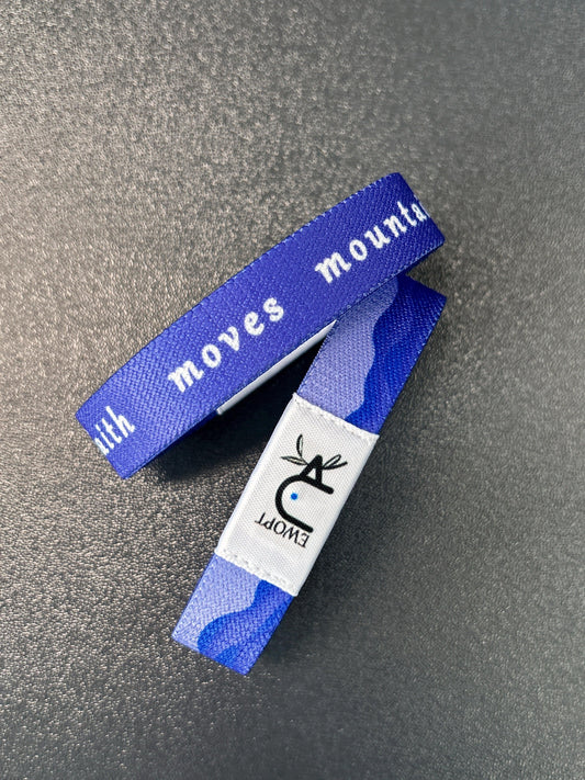 bible verse bracelets-Faith moves mountains - ewopt&yappy